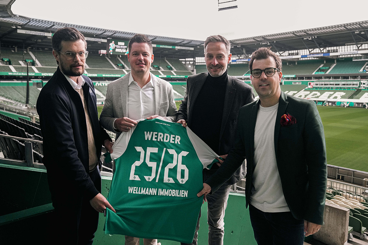 Florian Wellmann Immobilien verlängert Zusammenarbeit mit Werder Bremen