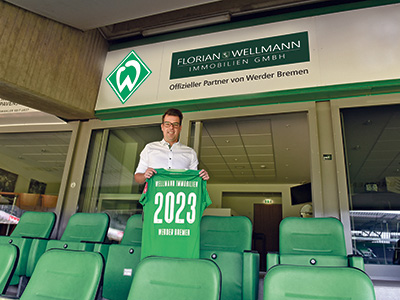 Florian Wellmann vor Loge 66