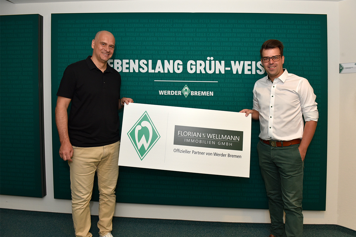 Florian Wellmann offizeller Partner von Werder Bremen